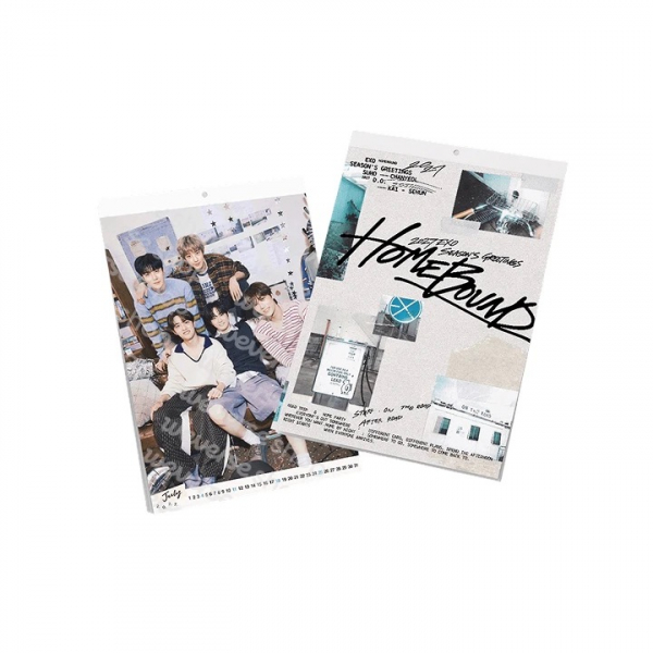 Exo - 2027 Seasons Greetings (Wall Calendar) ryhmässä MERCHANDISE / Merch / Kommande / K-Pop @ Bengans Skivbutik AB (5695493)