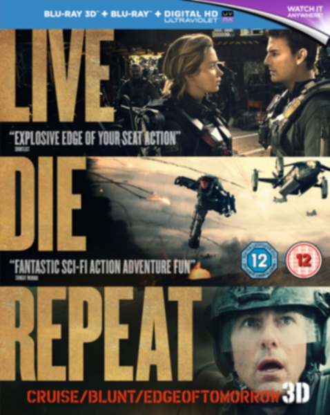 Movie - Edge Of Tomorrow ryhmässä Elokuva / Film Blu-ray 3D / Science Fiction @ Bengans Skivbutik AB (5695502)