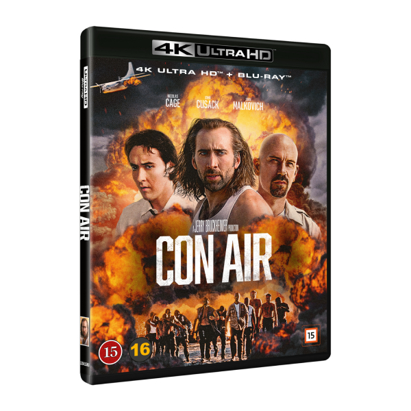 Movie - Con Air (4K UHD + Blu-ray) ryhmässä Elokuva / Film UHD-4K / Action @ Bengans Skivbutik AB (5695511)