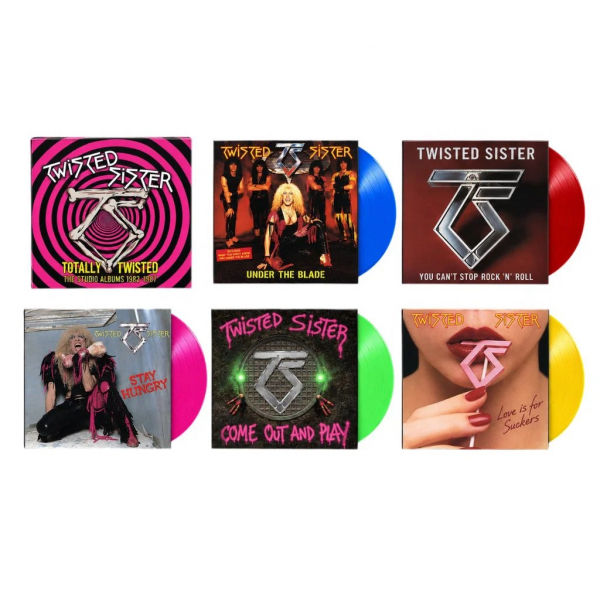 Twisted Sister - Totally Twisted - The Studio Albums (5LP Boxset) ryhmässä VINYYLI / Kommande / Hårdrock,Pop-Rock @ Bengans Skivbutik AB (5696133)
