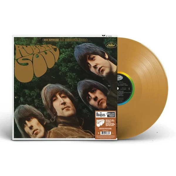The Beatles - Rubber Soul (RSD US Album Gold Vinyl) ryhmässä ME SUOSITTELEMME / Record Store Day / RSD BF 2026 @ Bengans Skivbutik AB (5696150)