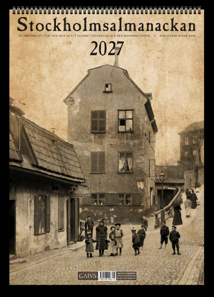Kalender - Stockholmsalmanackan 2027 ryhmässä MERCH / Pikkutavarat / Kalenterit @ Bengans Skivbutik AB (5696175)