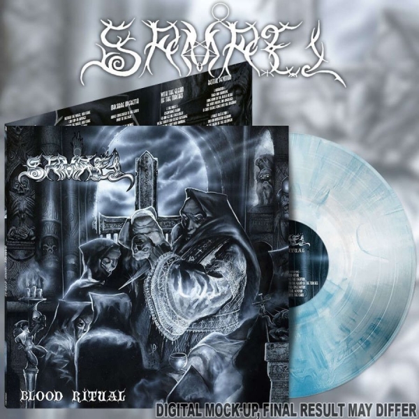 Samael - Blood Ritual (White Royal Blue Marb ryhmässä VINYYLI / Kommande / Hårdrock @ Bengans Skivbutik AB (5696461)
