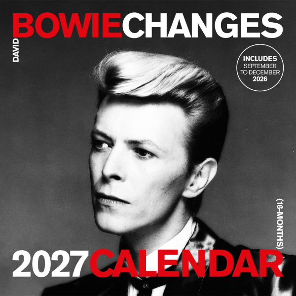 David Bowie - 2027 (Changes) 30X30 Square Calendar ryhmässä MERCH / Pikkutavarat / Kalenterit @ Bengans Skivbutik AB (5696518)