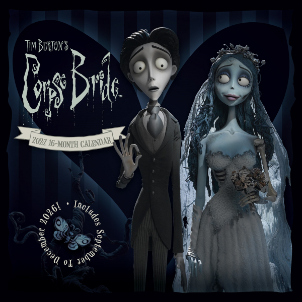 Corpse Bride  - 2027 30X30 Square Calendar ryhmässä MERCH / Pikkutavarat / Kalenterit @ Bengans Skivbutik AB (5696523)