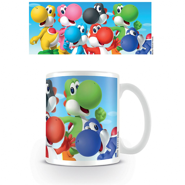 Super Mario - Yoshi's Mug ryhmässä MERCH / Koti & sisustus / Mukit @ Bengans Skivbutik AB (5696538)