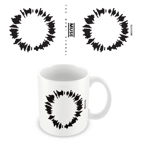 Muse - Soundwave White Pod Mug ryhmässä MERCH / Koti & sisustus / Mukit @ Bengans Skivbutik AB (5696546)