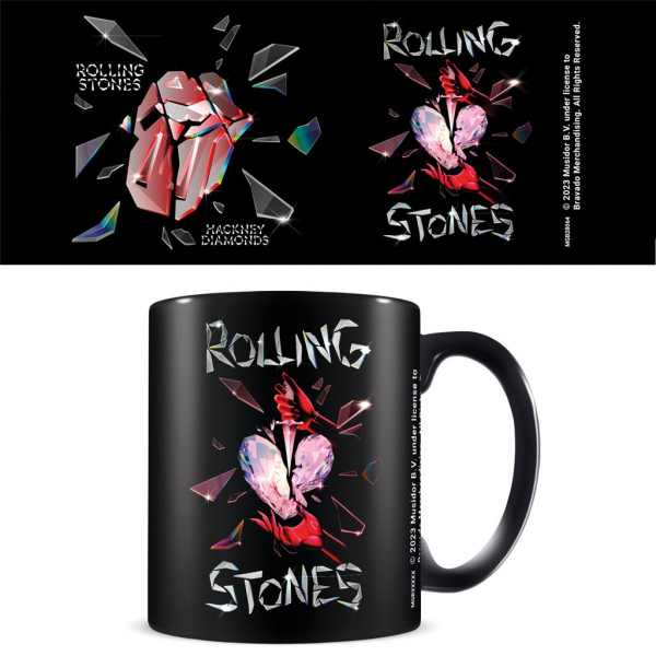 The Rolling Stones - Hackney Diamonds Black Pod Mug ryhmässä MERCH / Koti & sisustus / Mukit @ Bengans Skivbutik AB (5696550)