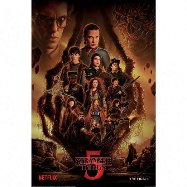 Stranger Things - S5 The Finale Maxi Poster 91,5 X 61 Cm ryhmässä MERCH / Julisteet @ Bengans Skivbutik AB (5696570)