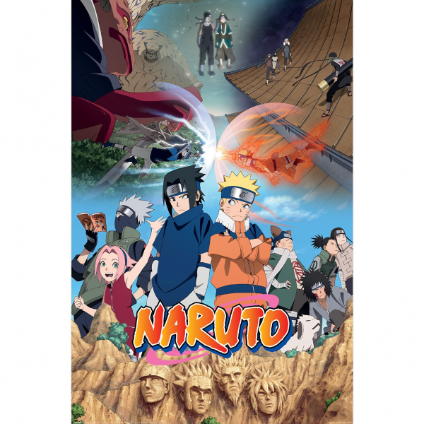 Naruto - Divided Maxi Poster 91,5 X 61 Cm ryhmässä MERCH / Julisteet @ Bengans Skivbutik AB (5696579)