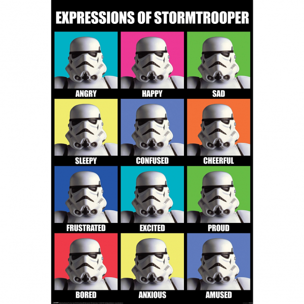 Star Wars - Expression Of Stormtrooper Maxi Poster 91,5 X 61 Cm ryhmässä MERCH / Julisteet @ Bengans Skivbutik AB (5696580)
