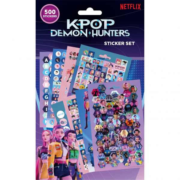 K-Pop Demon Hunters - 500Pcs Sticker Book ryhmässä MERCHANDISE / Merch / Kommande / K-Pop @ Bengans Skivbutik AB (5696587)
