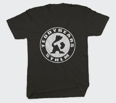 Teddybears - Tb-Logo Bw Tour (Black) ryhmässä MERCH / Vaatteet / T-paidat @ Bengans Skivbutik AB (5696648r)