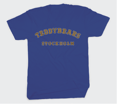 Teddybears - Stockholm (Blue) ryhmässä MERCH / Vaatteet / T-paidat @ Bengans Skivbutik AB (5696649r)
