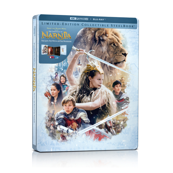 Movie - The Chronicles Of Narnia: The Lion Witch And The Wardrobe (Ltd Steelbook 2-disc / 4K UHD + Blu-ray) ryhmässä Elokuva / Film UHD-4K / Adventure @ Bengans Skivbutik AB (5697352)