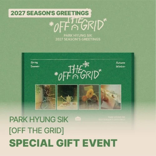 Park Hyung Sik - 2027 Seasons Greetings Off The Grid + SW ryhmässä MERCHANDISE / Merch / Kommande / K-Pop @ Bengans Skivbutik AB (5697569)