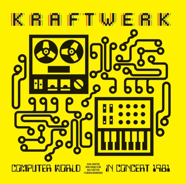 Kraftwerk - Computerworld In Concert (Yellow Splatter Vinyl) (LP) ryhmässä VINYYLI / Eniten ennakkotilatut @ Bengans Skivbutik AB (5697953)