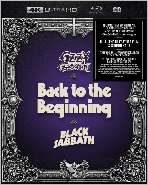 Ozzy Osbourne & Black Sabbath - Back To The Beginning (CD, 4K Ultra HD & HD Blu-ray Boxset) ryhmässä Musiikki / CD+Blu-ray / Hårdrock @ Bengans Skivbutik AB (5697958)