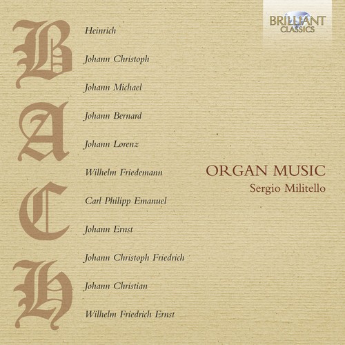 Bach - Family - Organ Music ryhmässä CD / Klassiskt @ Bengans Skivbutik AB (570310)