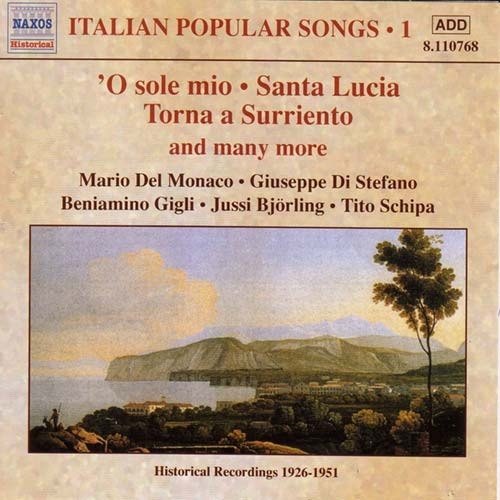 Various - Italian Popular Songs 1 ryhmässä Externt_Lager / Naxoslager @ Bengans Skivbutik AB (571300)