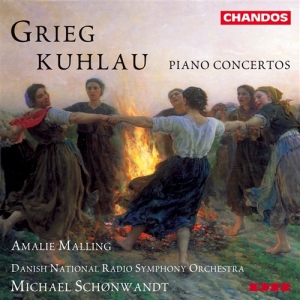 Khulau / Grieg - Piano Concertos ryhmässä CD @ Bengans Skivbutik AB (572151)