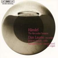 Handel George Frideric - Recorder Sonatas ryhmässä Externt_Lager / Naxoslager @ Bengans Skivbutik AB (572568)