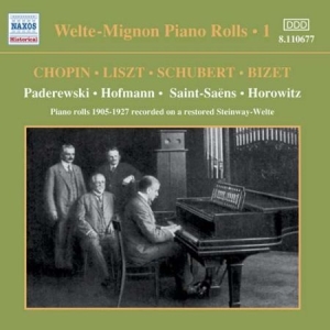 Various Artists - Welte-Mignon Vol 1 ryhmässä CD / Klassiskt @ Bengans Skivbutik AB (572953)