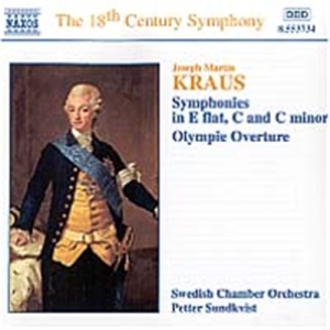 Kraus Joseph Martin - Symphonies Vol 1 ryhmässä CD @ Bengans Skivbutik AB (575530)