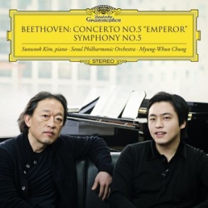 Beethoven - Pianokonsert 5 & Symfoni 5 ryhmässä CD / Klassiskt @ Bengans Skivbutik AB (576857)
