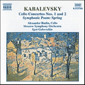 Kabalevsky Dmitry - Cello Concertos 1 & 2 ryhmässä Externt_Lager / Naxoslager @ Bengans Skivbutik AB (578703)