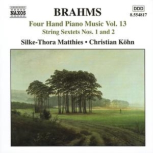 Brahms Johannes - Four Hand Piano Music 13 ryhmässä Externt_Lager / Naxoslager @ Bengans Skivbutik AB (580621)