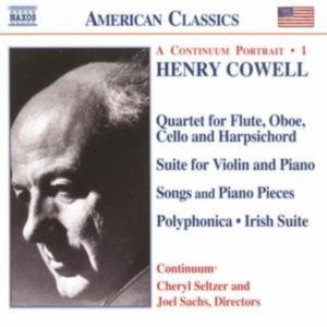 Cowell Henry - Piano Chamber & Vocal Works 1 ryhmässä Externt_Lager / Naxoslager @ Bengans Skivbutik AB (580623)