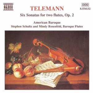 Telemann Georg Philipp - 6 Sonatas For 2 Flutes Op 2 ryhmässä CD @ Bengans Skivbutik AB (581072)