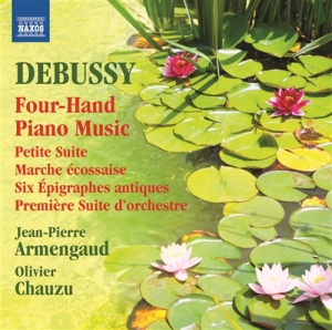 Debussy - Works For Piano Four Hands ryhmässä Externt_Lager / Naxoslager @ Bengans Skivbutik AB (581202)