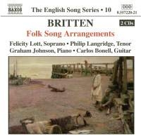 Britten Benjamin - Folk Song Arrangements ryhmässä Externt_Lager / Naxoslager @ Bengans Skivbutik AB (581527)