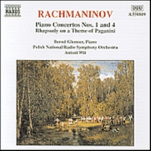 Rachmaninov Sergej - Piano Concertos Nos 1 & 4 ryhmässä CD @ Bengans Skivbutik AB (581850)