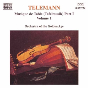 Telemann Georg Philipp - Tafelmusik Vol 1 ryhmässä Externt_Lager / Naxoslager @ Bengans Skivbutik AB (582169)