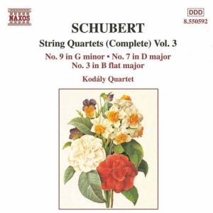 Schubert Franz - String Quartets Vol 3 ryhmässä Externt_Lager / Naxoslager @ Bengans Skivbutik AB (583828)