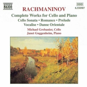 Rachmaninov Sergej - Music For Cello & Piano ryhmässä CD @ Bengans Skivbutik AB (583981)