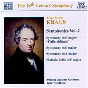 Kraus Joseph Martin - Symphony Vol 2 ryhmässä CD @ Bengans Skivbutik AB (584342)