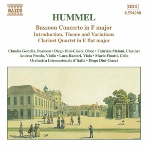Hummel Johann Nepomuk - Bassoon Concerto ryhmässä Externt_Lager / Naxoslager @ Bengans Skivbutik AB (585397)