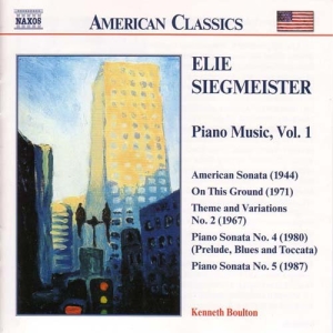 Siegmeister Elie - Piano Music Vol 1 ryhmässä Externt_Lager / Naxoslager @ Bengans Skivbutik AB (587174)