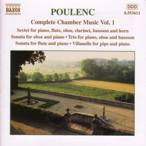 Poulenc Francis - Complete Chamber Music Vol 1 ryhmässä Externt_Lager / Naxoslager @ Bengans Skivbutik AB (589169)