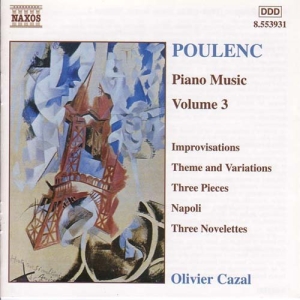 Poulenc Francis - Piano Music Vol 3 ryhmässä Externt_Lager / Naxoslager @ Bengans Skivbutik AB (589619)
