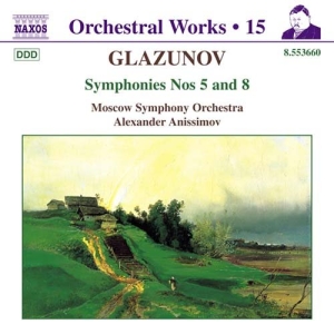 Glazunov Alexander - Symphonies 5 & 8 ryhmässä Externt_Lager / Naxoslager @ Bengans Skivbutik AB (590951)