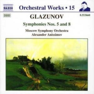 Glazunov Alexander - Symphonies 5 & 8 ryhmässä CD @ Bengans Skivbutik AB (590951)