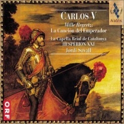 Savall Jordi - Carlos V - Mille Regretz / La ryhmässä Externt_Lager / Naxoslager @ Bengans Skivbutik AB (593009)