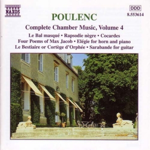 Poulenc Francis - Complete Chamber Music Vol 4 ryhmässä Externt_Lager / Naxoslager @ Bengans Skivbutik AB (593773)