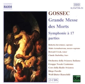 Gossec Francois-Joseph - Grande Messe Des Morts ryhmässä Externt_Lager / Naxoslager @ Bengans Skivbutik AB (597091)