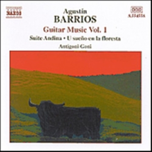 Barrios Mangore Agustin - Guitar Music Vol 1 ryhmässä Externt_Lager / Naxoslager @ Bengans Skivbutik AB (598356)